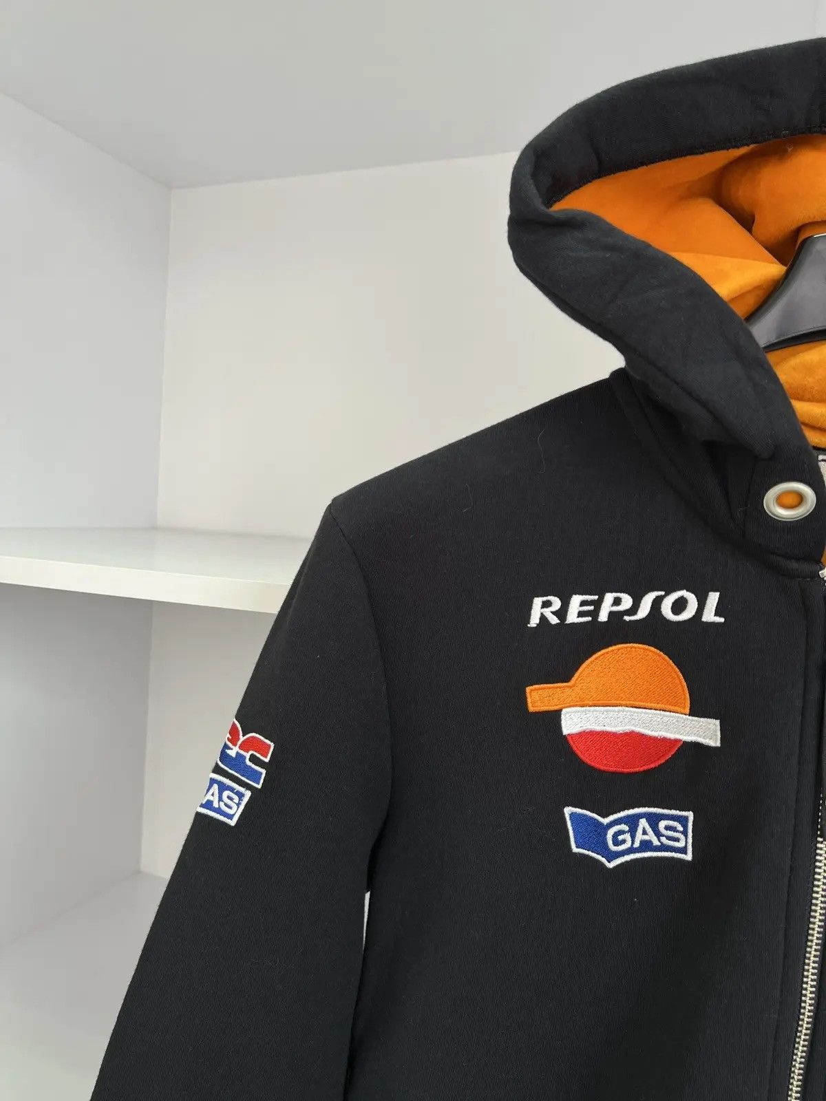Honda × Vintage Vintage Vintage Racing Honda Repsol Big Logo Zip Hoodie Size US S / EU 44-46 / 1 - 5 Thumbnail
