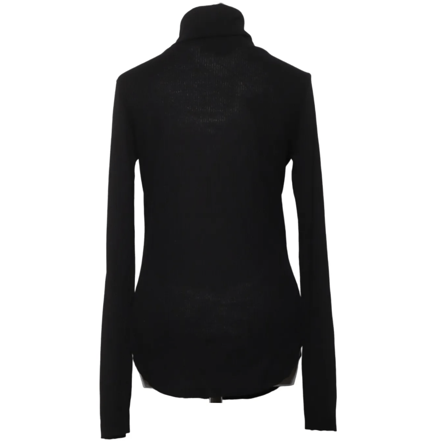 Ovate Ovate Ribbed Turtleneck Sweater Black Size M Size M / US 6-8 / IT 42-44 - 2 Thumbnail