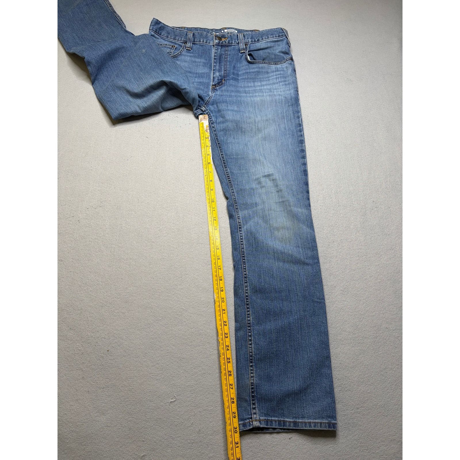 Carhartt Carhartt Relaxed Fit Jeans Men’s 32x32 Light Wash Straight Size US 32 / EU 48 - 6 Thumbnail