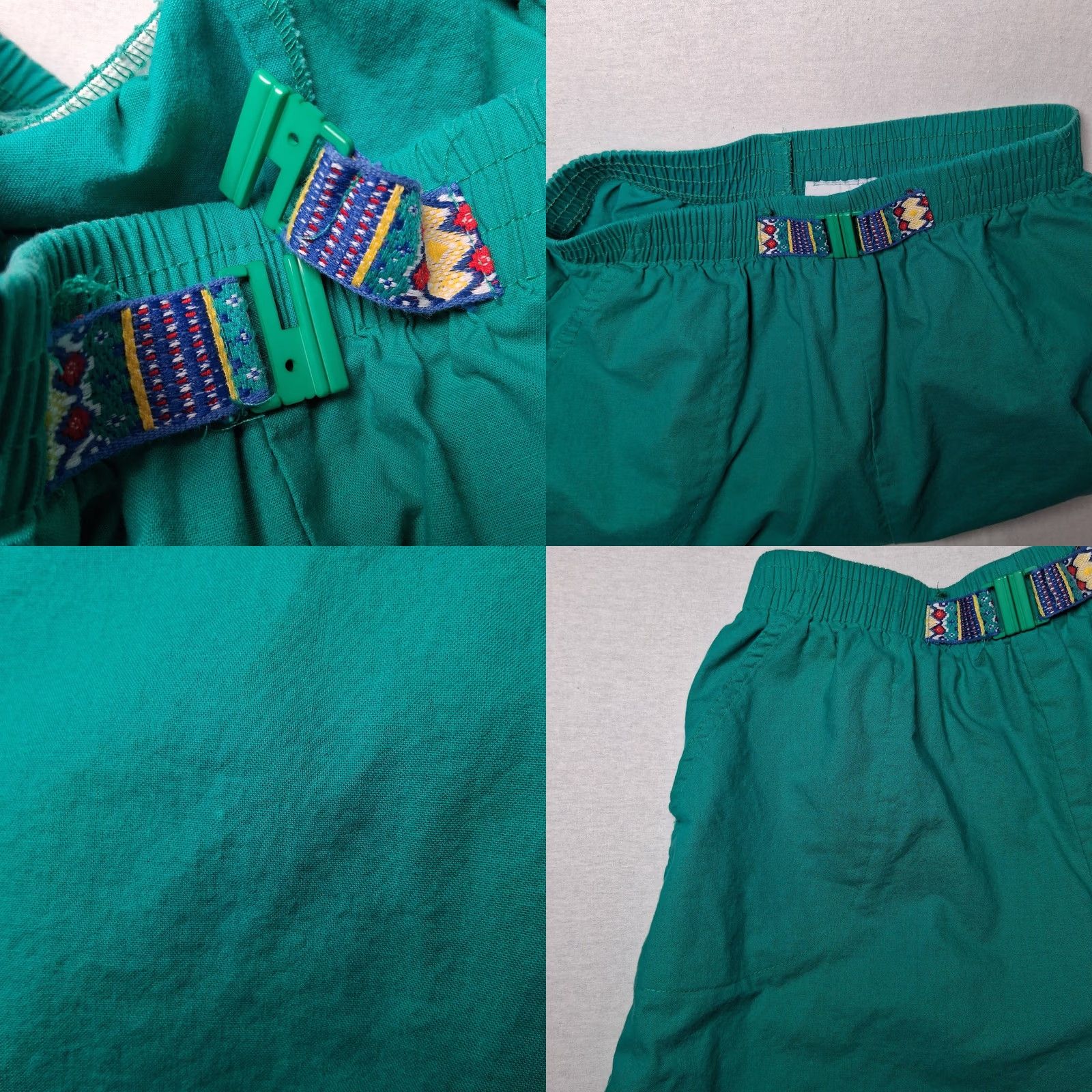 Vintage VINTAGE Cape Cod Sportswear Shorts Women 14 Mom Beach Elastic Turquoise USA Size 36" / US 14 / IT 50 - 8 Thumbnail