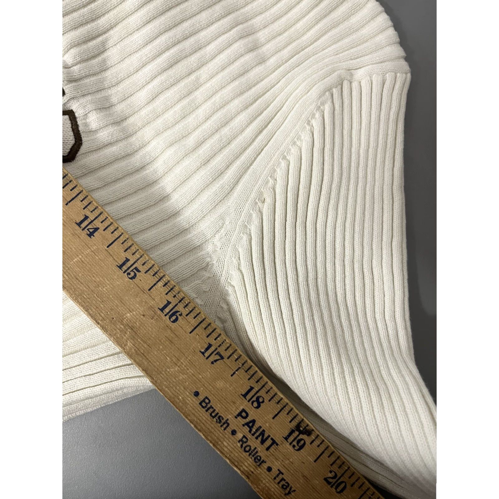 Tommy Hilfiger Tommy Hilfiger Sweater Women Full Zip Cotton Blend Long Sleeve White L Logo Size L / US 10 / IT 46 - 5 Thumbnail