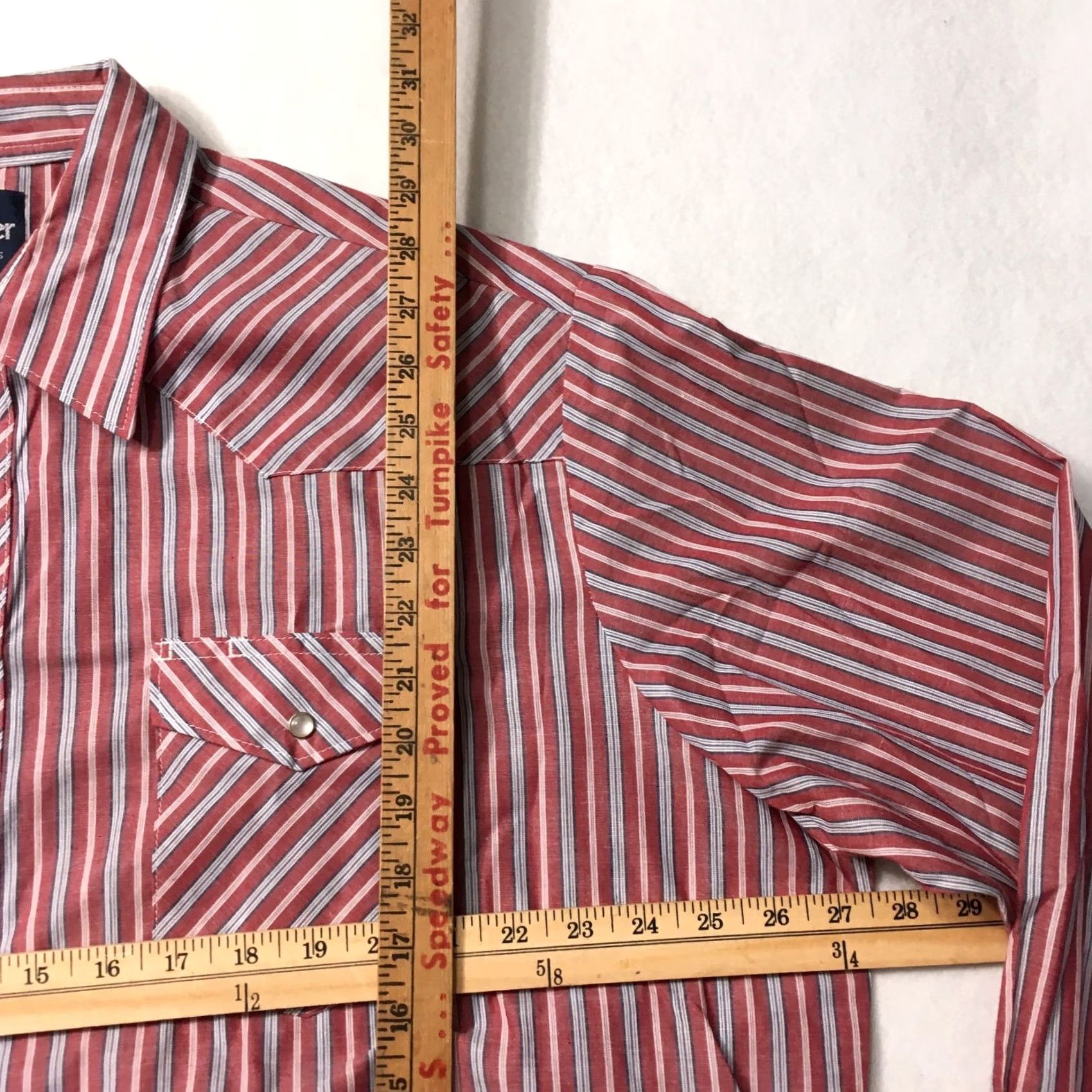 Wrangler Wrangler Shirt Mens XL Plaid Pearl Snap Country Western Cowboy Size US XL / EU 56 / 4 - 5 Thumbnail
