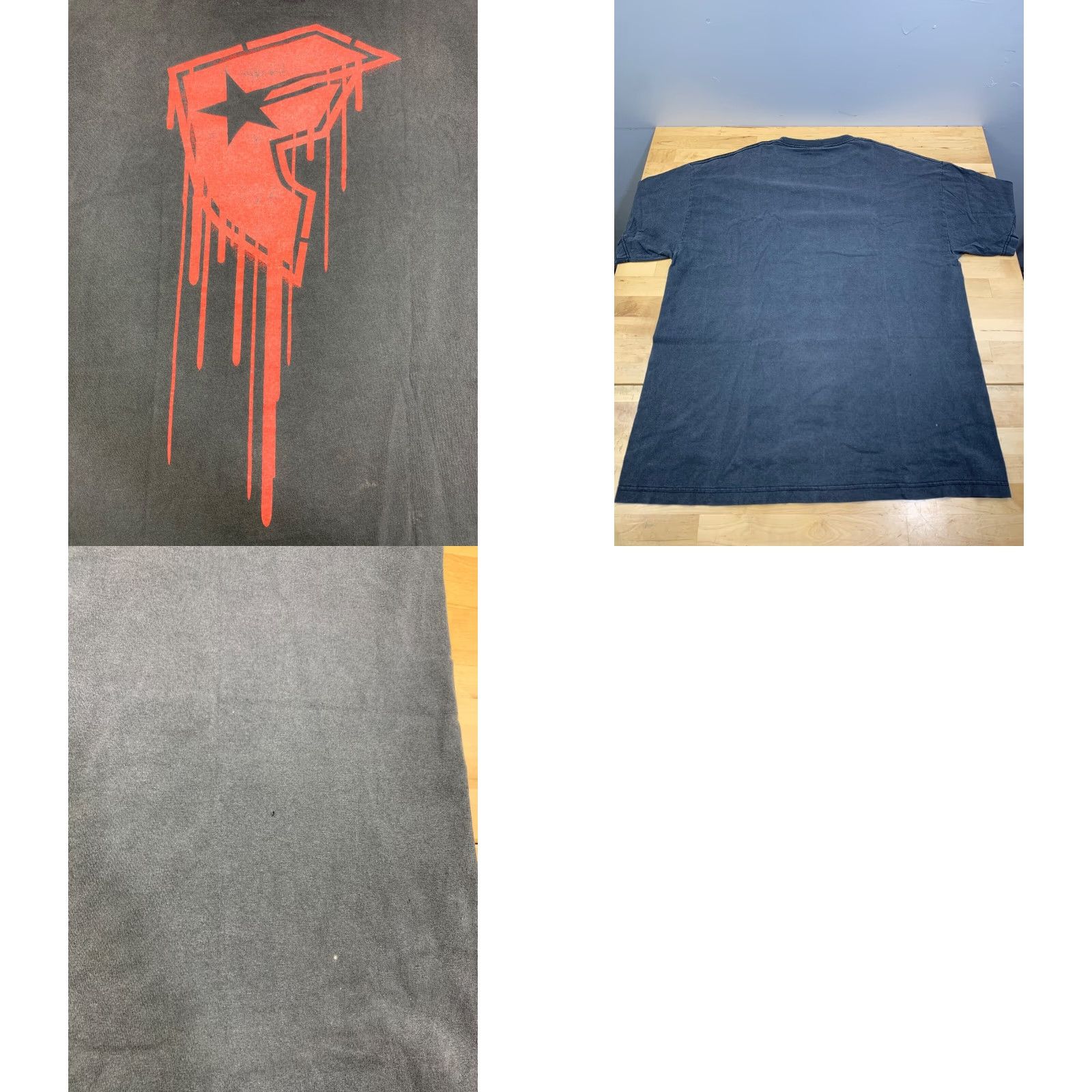 Logo 7 VINTAGE Famous Stars & Straps Shirt XL Black Graphic Print Short Sleeve Crew Neck Men Goth Grunge Skate Y2K 11451 Size US XL / EU 56 / 4 - 8 Thumbnail