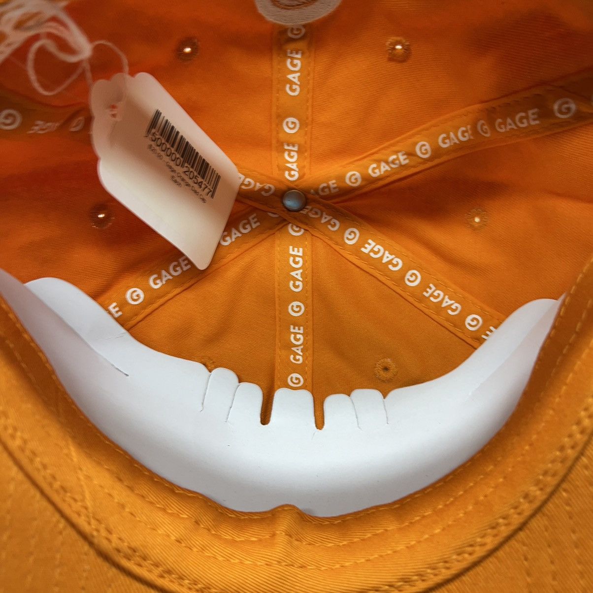 Other Gage Cannabis Hat Cap Mens Orange Snapback Embroidered Logo Size ONE SIZE - 8 Thumbnail