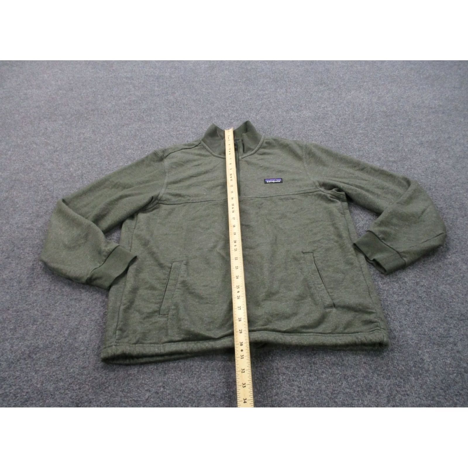 Patagonia Patagonia Jacket Mens M Mayhna Fleece Pullover 1/4 Zip Windbreaker Green 26380 Size US M / EU 48-50 / 2 - 3 Thumbnail