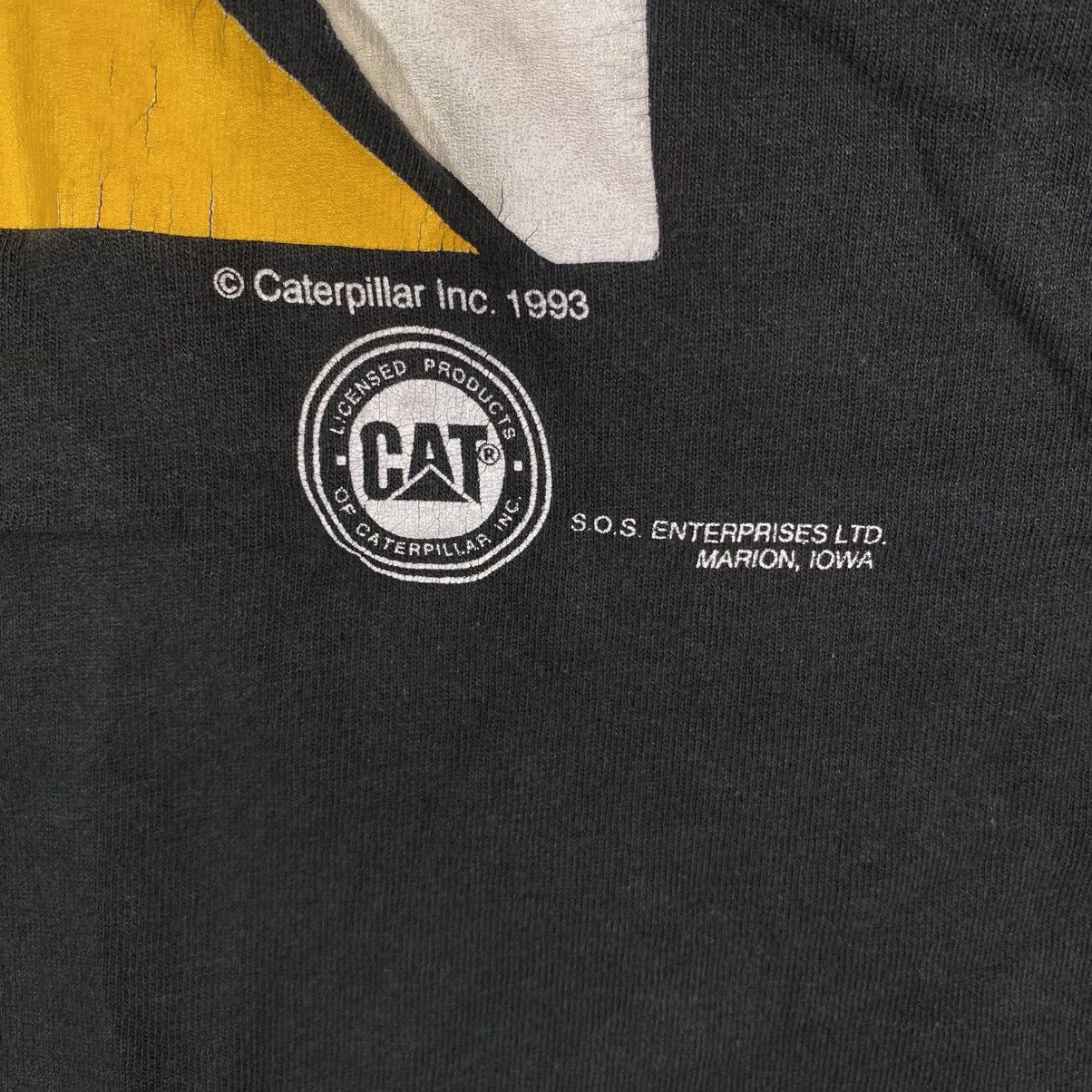 Caterpillar Vintage 90's CATERPILLAR Logo Graphic Tee Shirt Medium Size Size US M / EU 48-50 / 2 - 2 Thumbnail