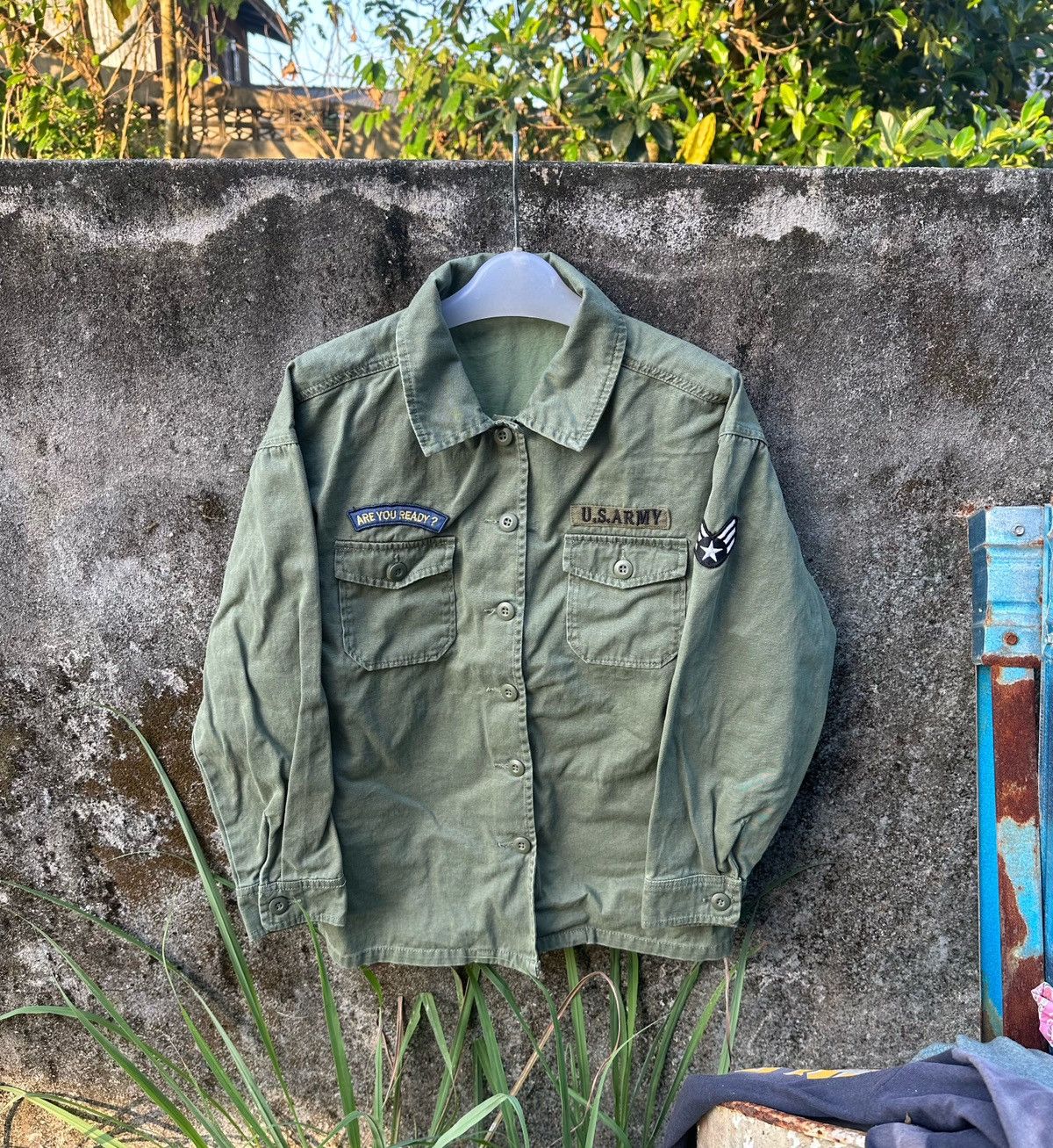 Japanese Brand George is army Military shirts Size US M / EU 48-50 / 2 - 1 Thumbnail