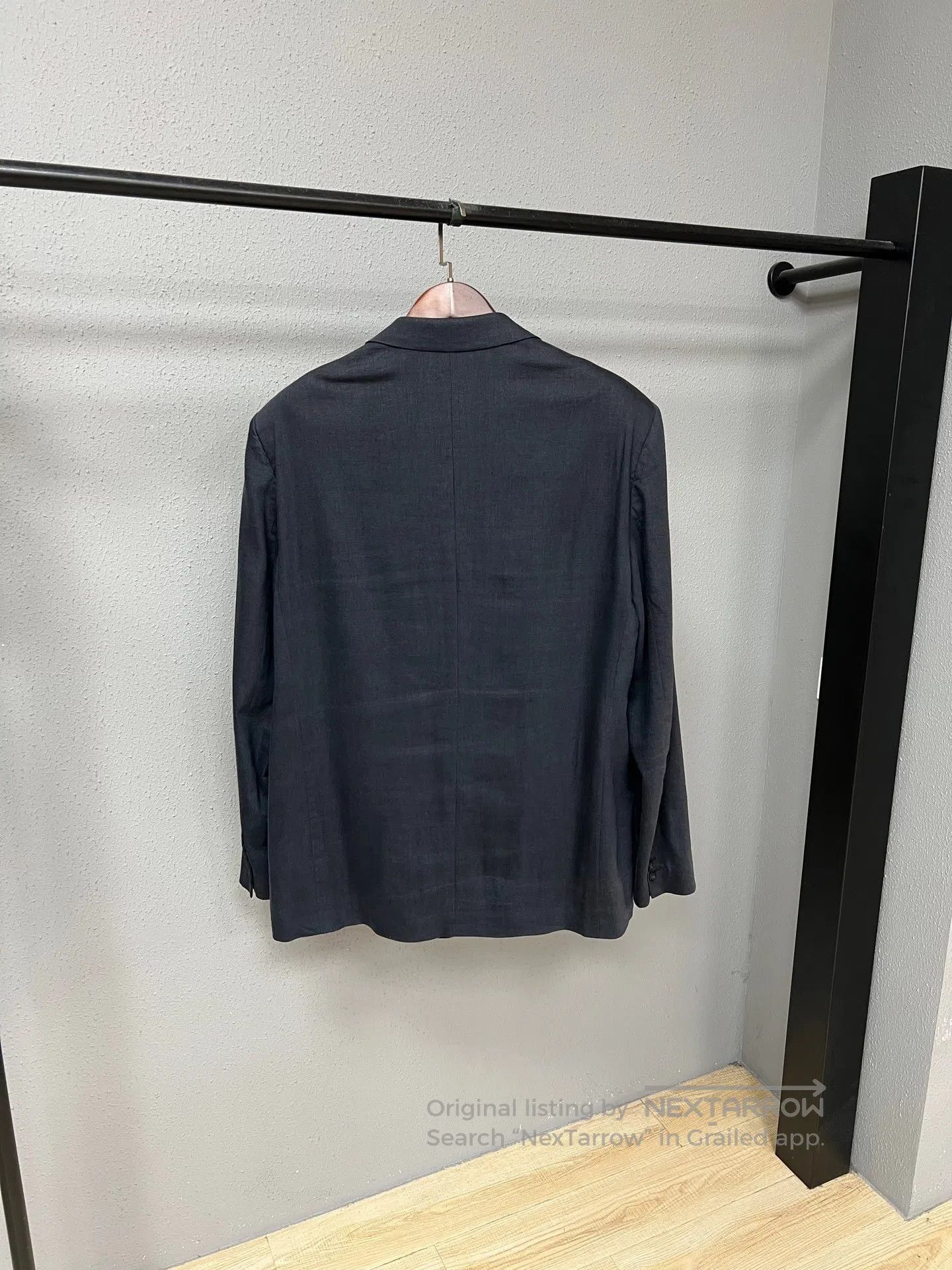 Balenciaga Balenciaga Patch Logo Linen Blazer| Size 46L - 2 Thumbnail