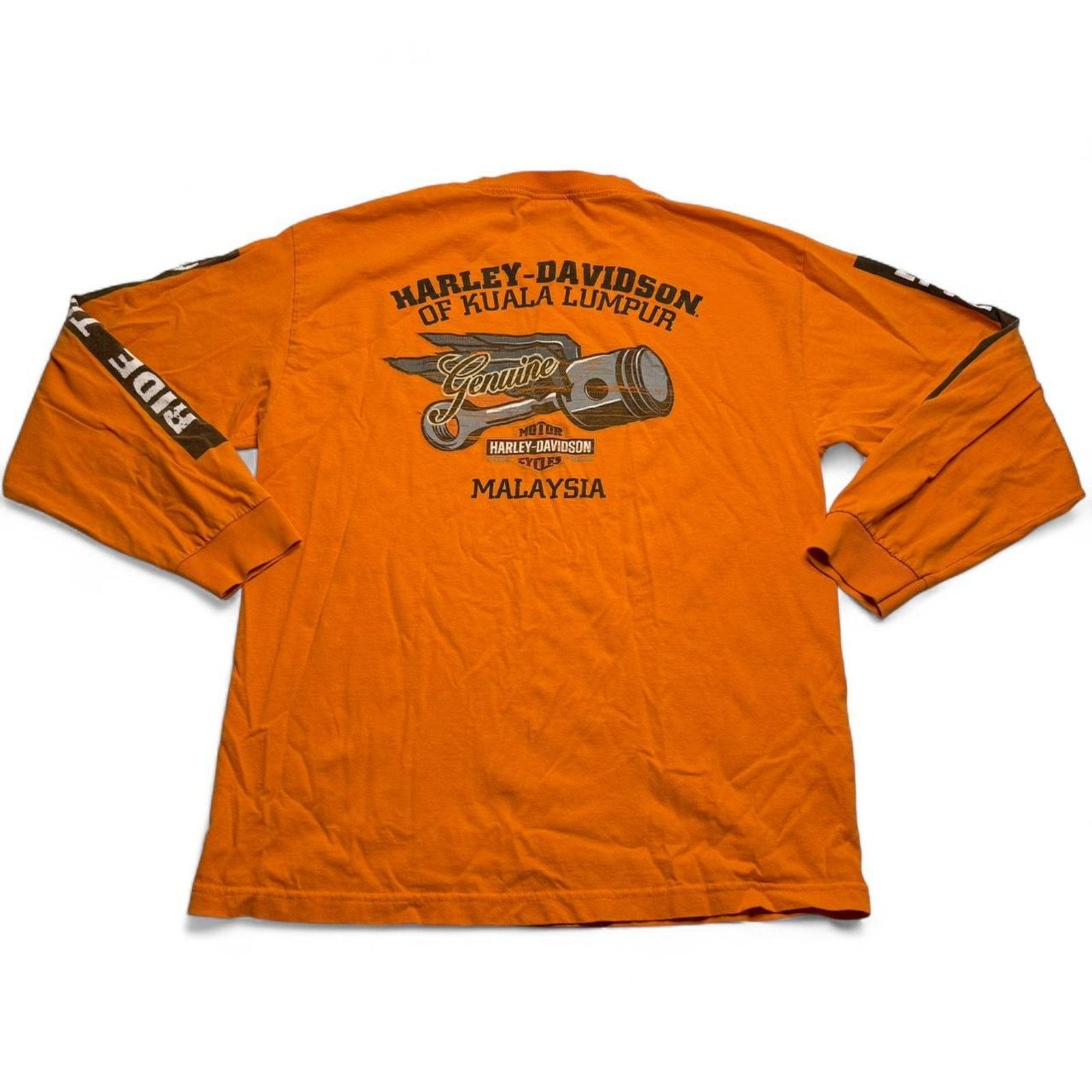 Harley Davidson Harley-Davidson Kuala Lumpur Malaysia Long Sleeve Shirt L Size US L / EU 52-54 / 3 - 3 Thumbnail
