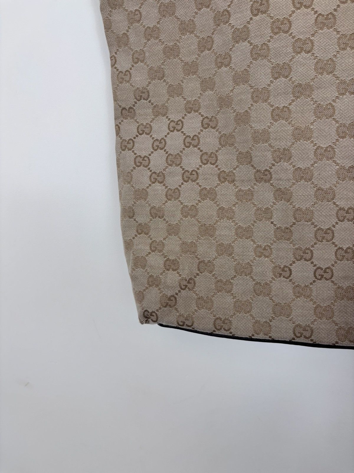 Gucci Gucci Babouska Monogram Canvas Beige Brown Tote Bag Size ONE SIZE - 4 Thumbnail