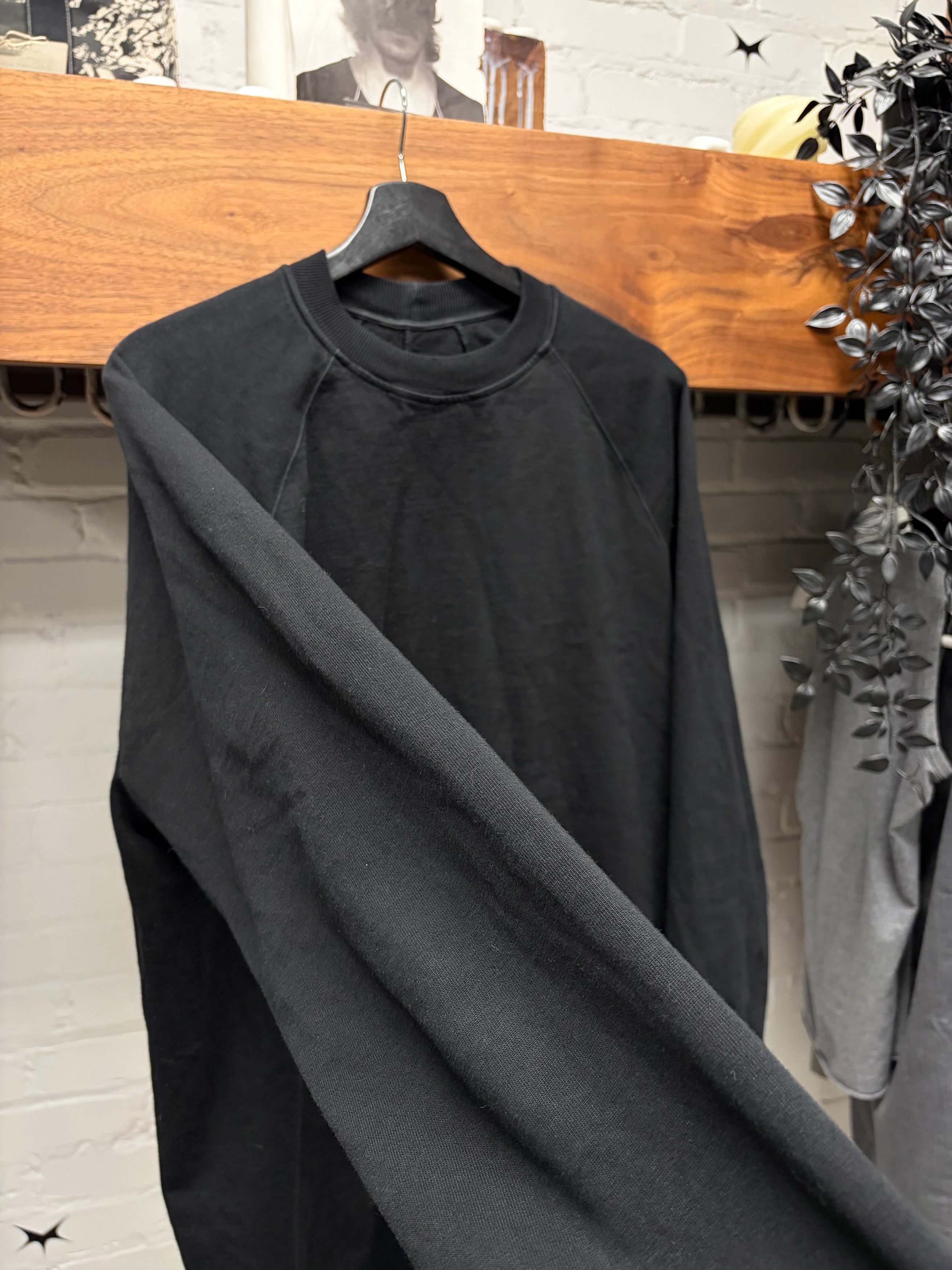 Rick Owens Rick Owens DRKSHDW Black ‘Jumbo’ Sweatshirt Size US S / EU 44-46 / 1 - 2 Thumbnail