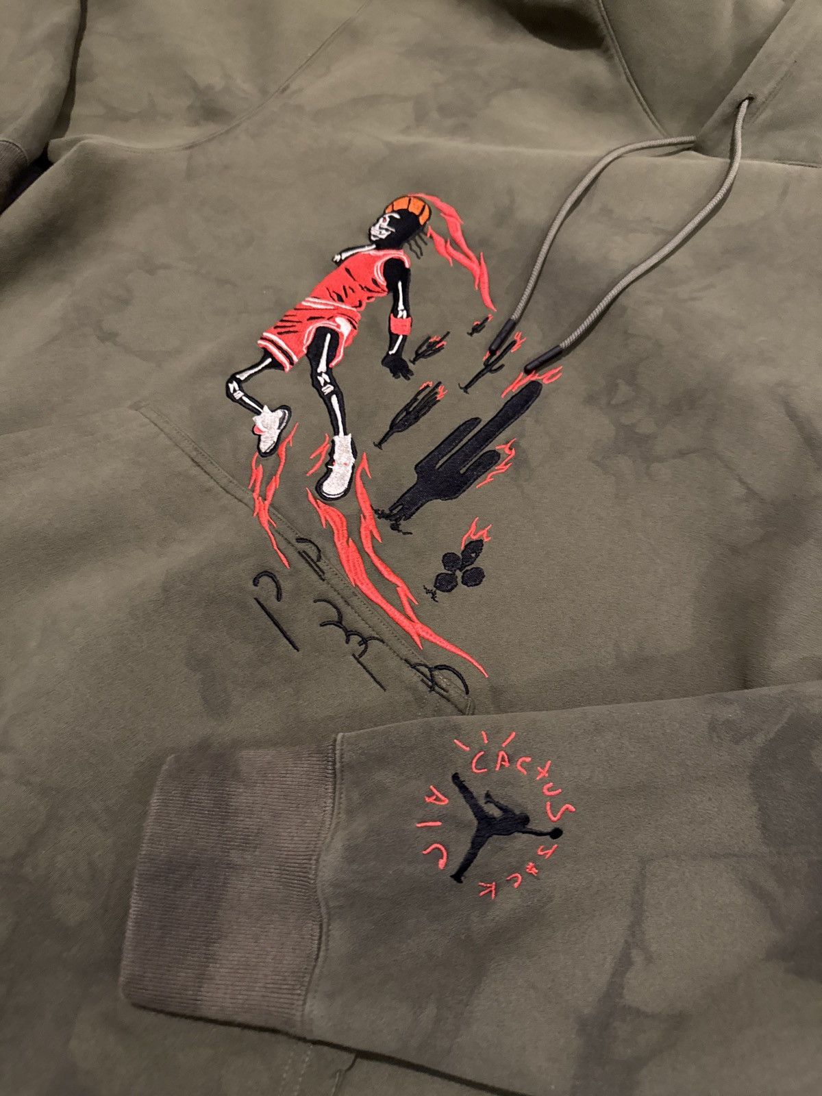 Jordan Brand × Travis Scott Travis Scott Jordan Washed Suede Hoodie Size US L / EU 52-54 / 3 - 6 Thumbnail