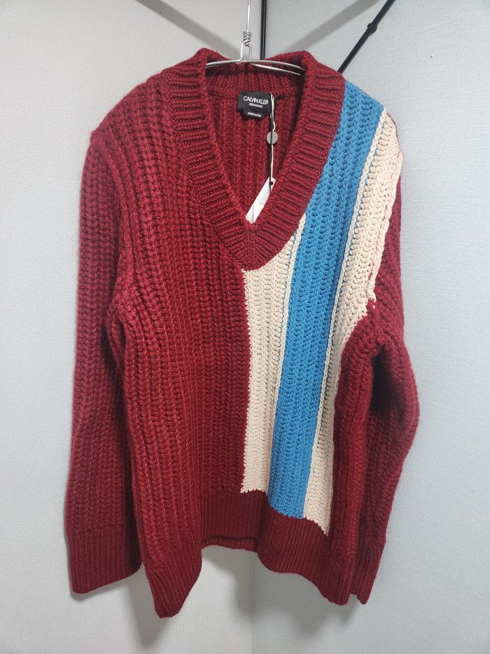 Calvin Klein 205W39NYC Calvin Klein 205W39NYC oversized chunky stripe sweater Size US L / EU 52-54 / 3 - 5 Thumbnail