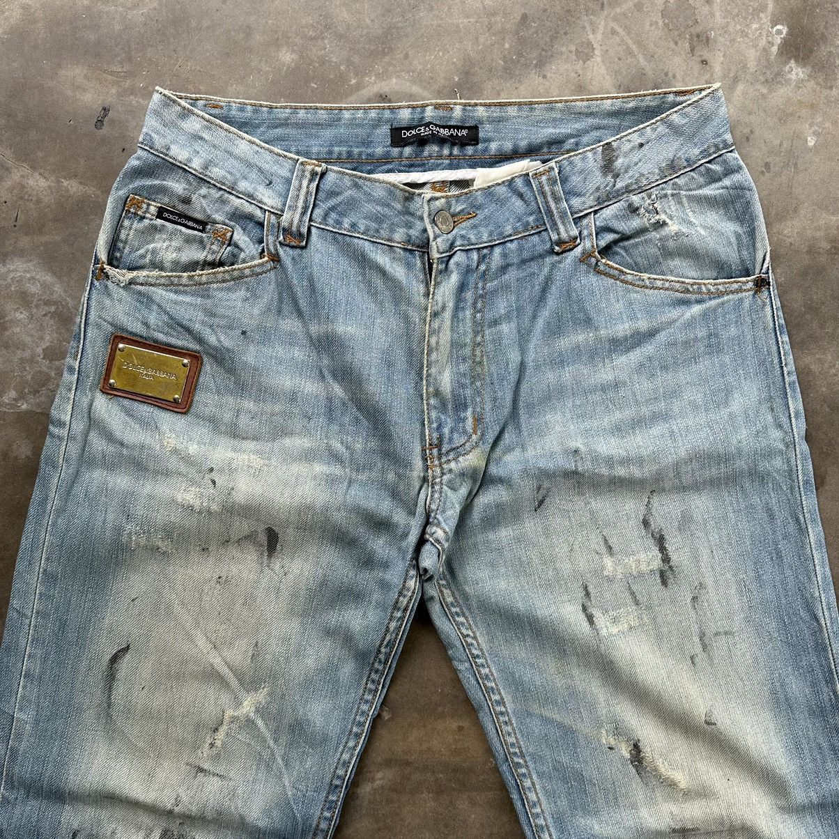 Dolce & Gabbana Vintage Dolce & Gabbana Rare Faded Sex Embroidery Jean Pant Size US 34 / EU 50 - 3 Thumbnail