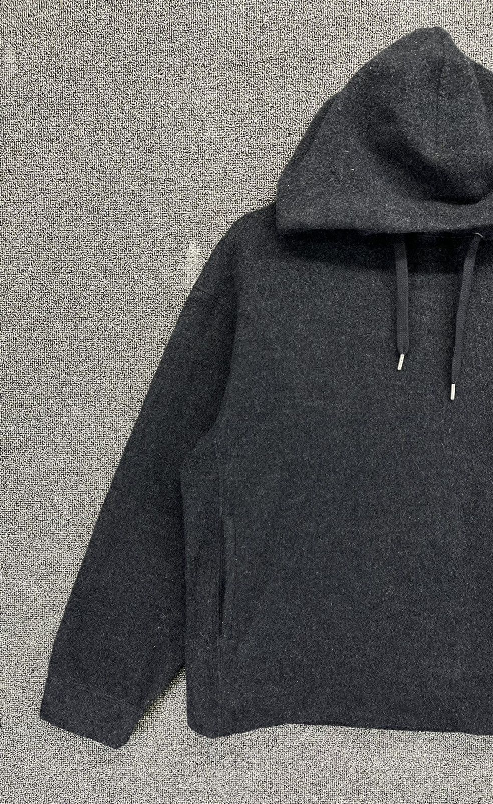 Lemaire × Uniqlo Lemaire x Uniqlo Rare Hoodie Black Sweatshirt Size S / US 4 / IT 40 - 3 Thumbnail