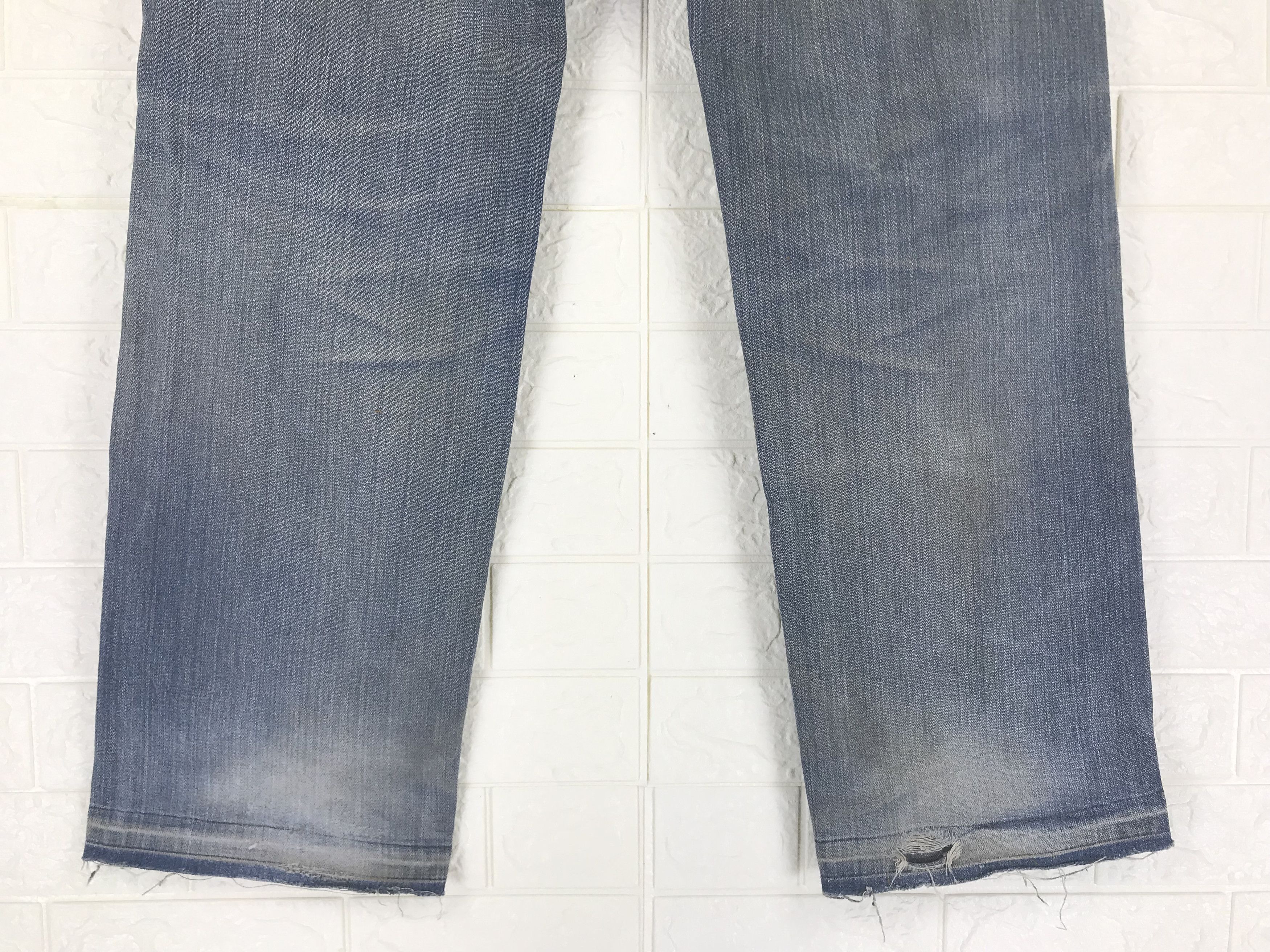 Big John Vintage Big John Faded Blue Jeans Distressed Denim Size US 32 / EU 48 - 8 Thumbnail
