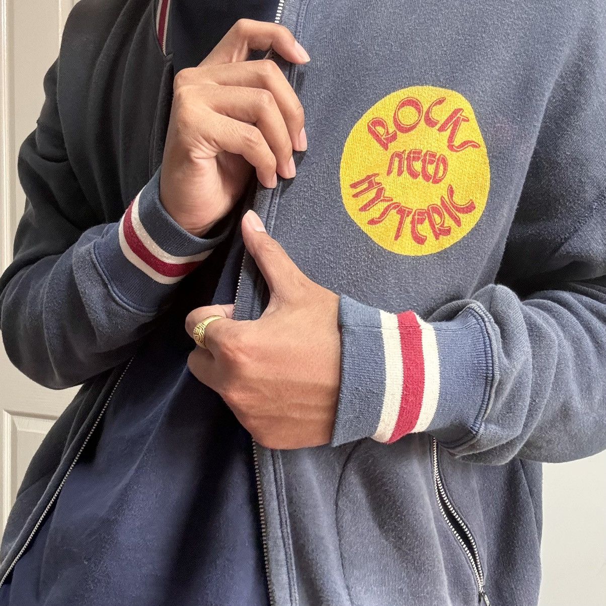 Hysteric Glamour Faded Rocks Hysteric Glamour Varsity Jacket Size US L / EU 52-54 / 3 - 5 Thumbnail