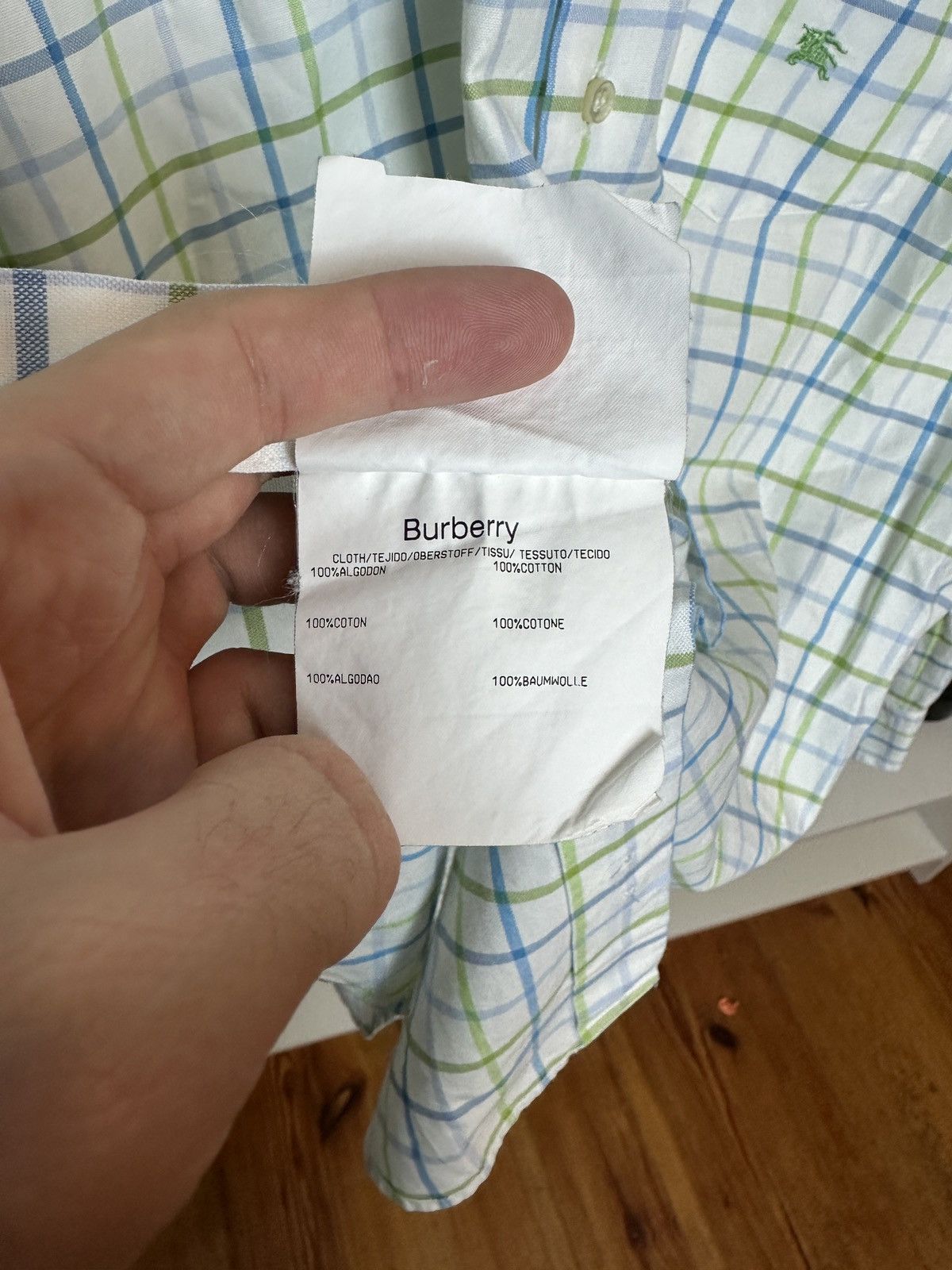 Burberry White tartan Burberry shirt Size US XL / EU 56 / 4 - 8 Thumbnail