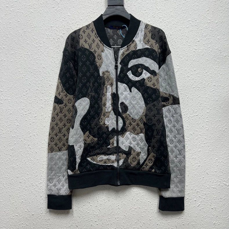 Louis Vuitton New LV Baseball Jacket with Face Design-dmc Size US S / EU 44-46 / 1 - 1 Thumbnail