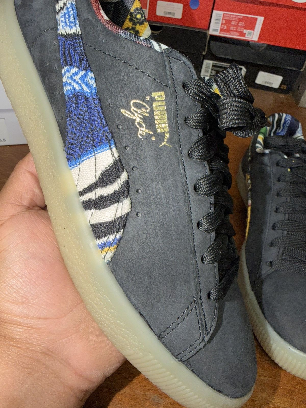 Puma Puma Clyde Coogi Black size 7.5 Size US 7.5 / EU 40-41 - 10 Thumbnail