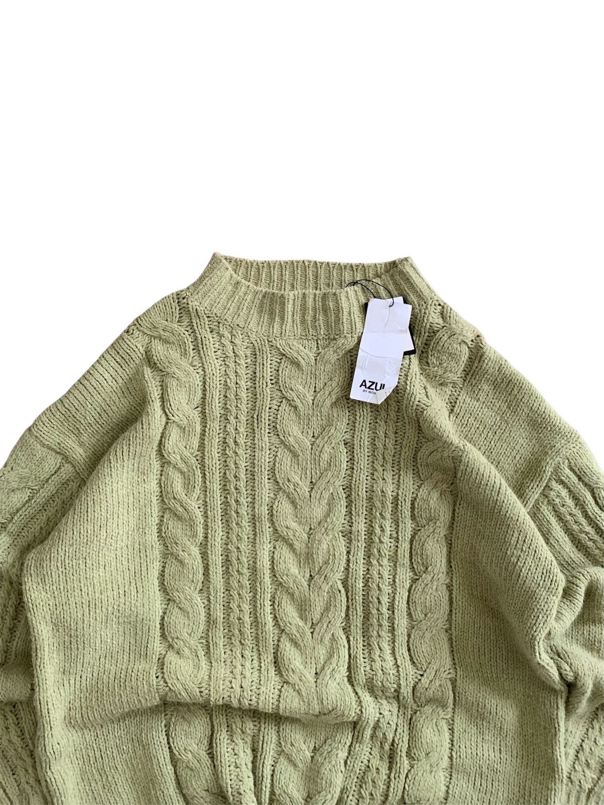 Japanese Brand Azul By Moussy Japan Cable Knitwear Size US M / EU 48-50 / 2 - 3 Thumbnail