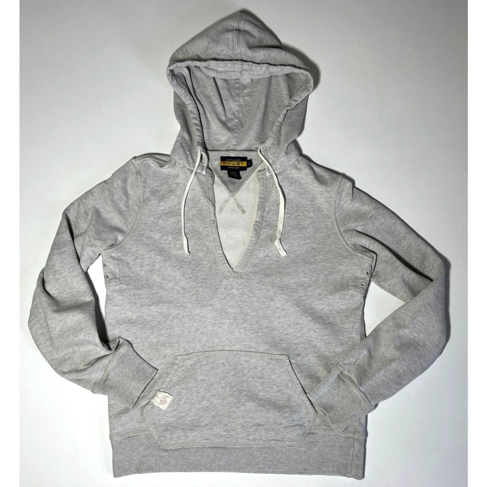 Ralph Lauren VINTAGE Ralph Lauren Rugby Women’s Hoodie Shirt XS? Size S / US 4 / IT 40 - 3 Thumbnail