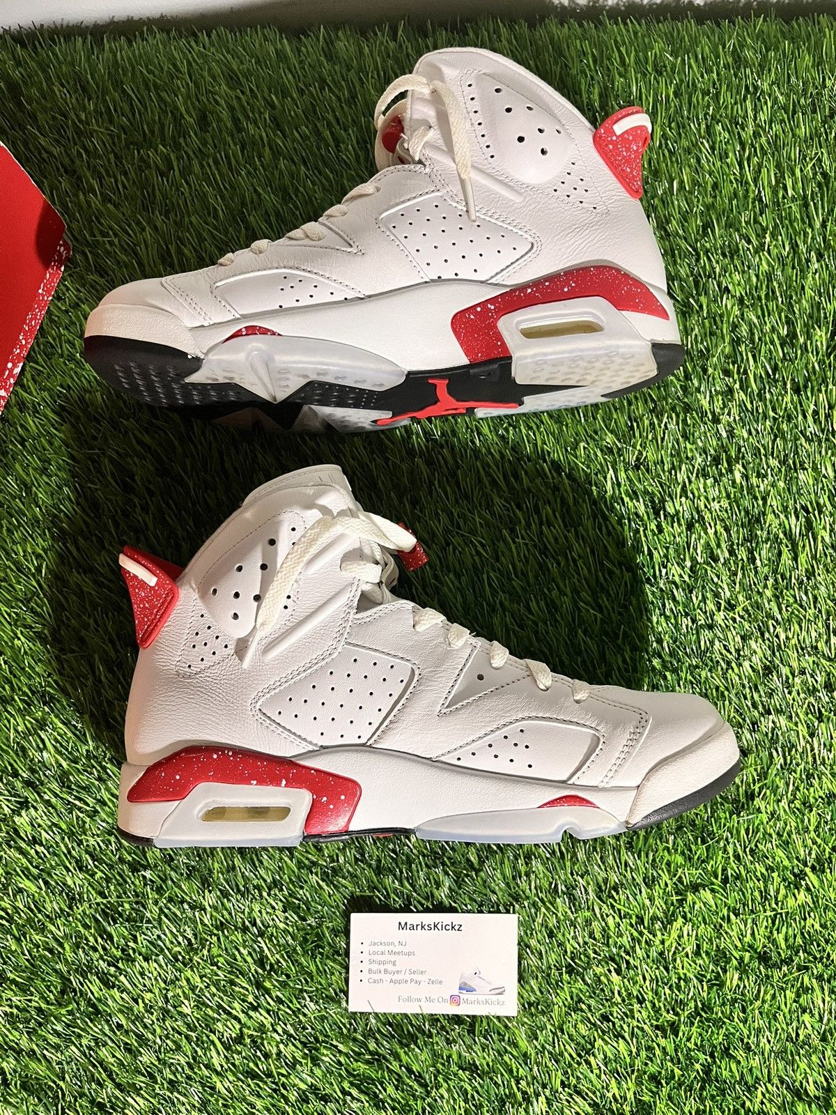 Jordan Brand air jordan 6 retro red oreo 2022 size 9.5 Size US 9.5 / EU 42-43 - 4 Thumbnail