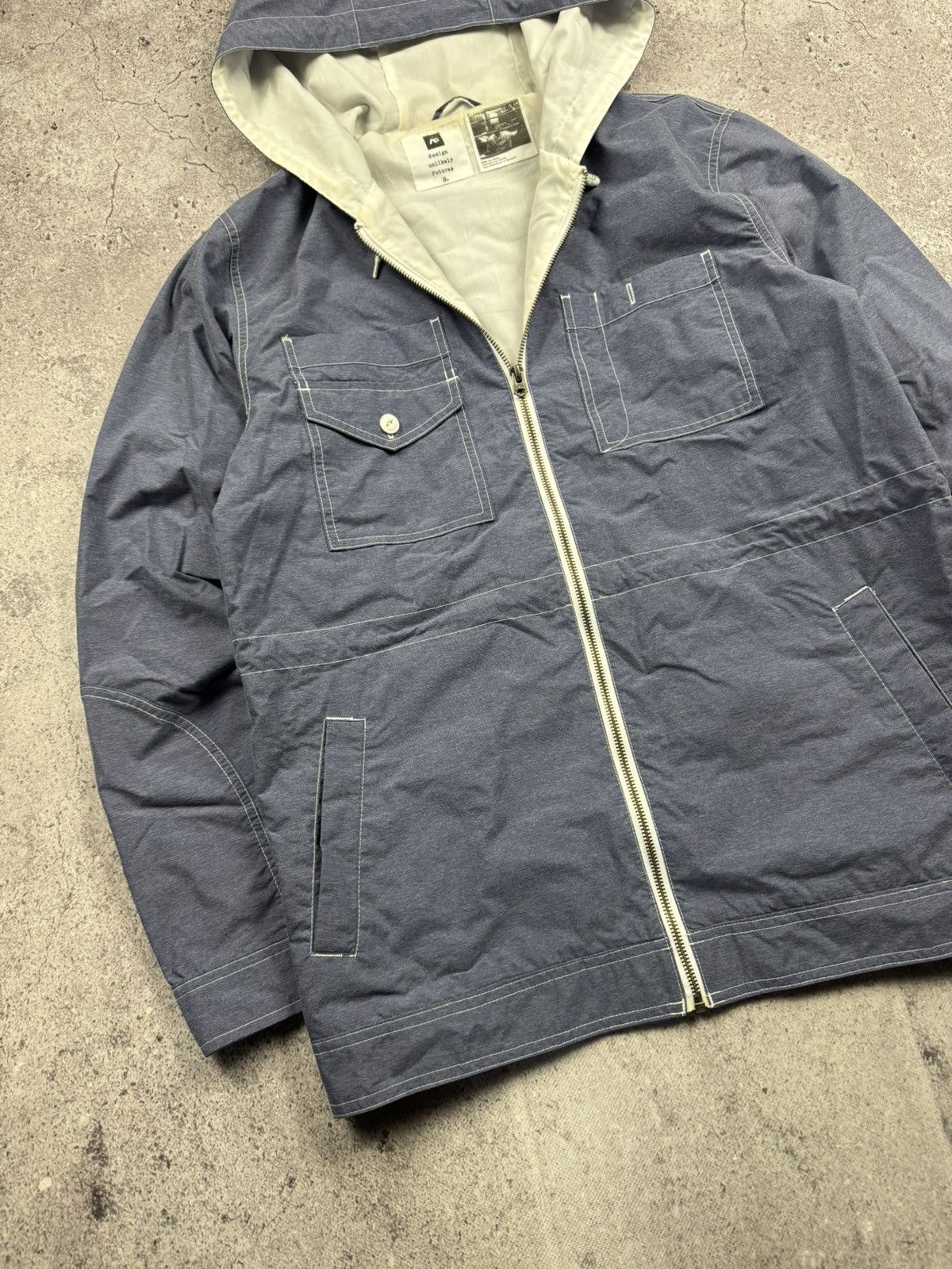 Japanese Brand Crazy Multi Pocket Analog Jacket Japanese Acronym Style Size US S / EU 44-46 / 1 - 2 Thumbnail