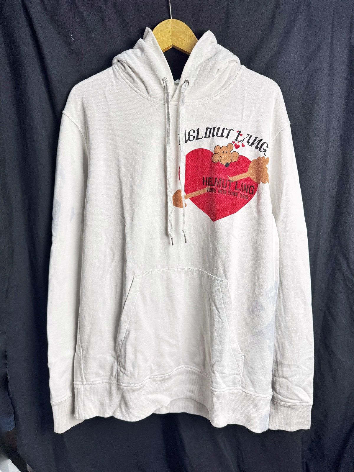 Helmut Lang Helmut Lang heart logo hoodie Size US XL / EU 56 / 4 - 2 Thumbnail