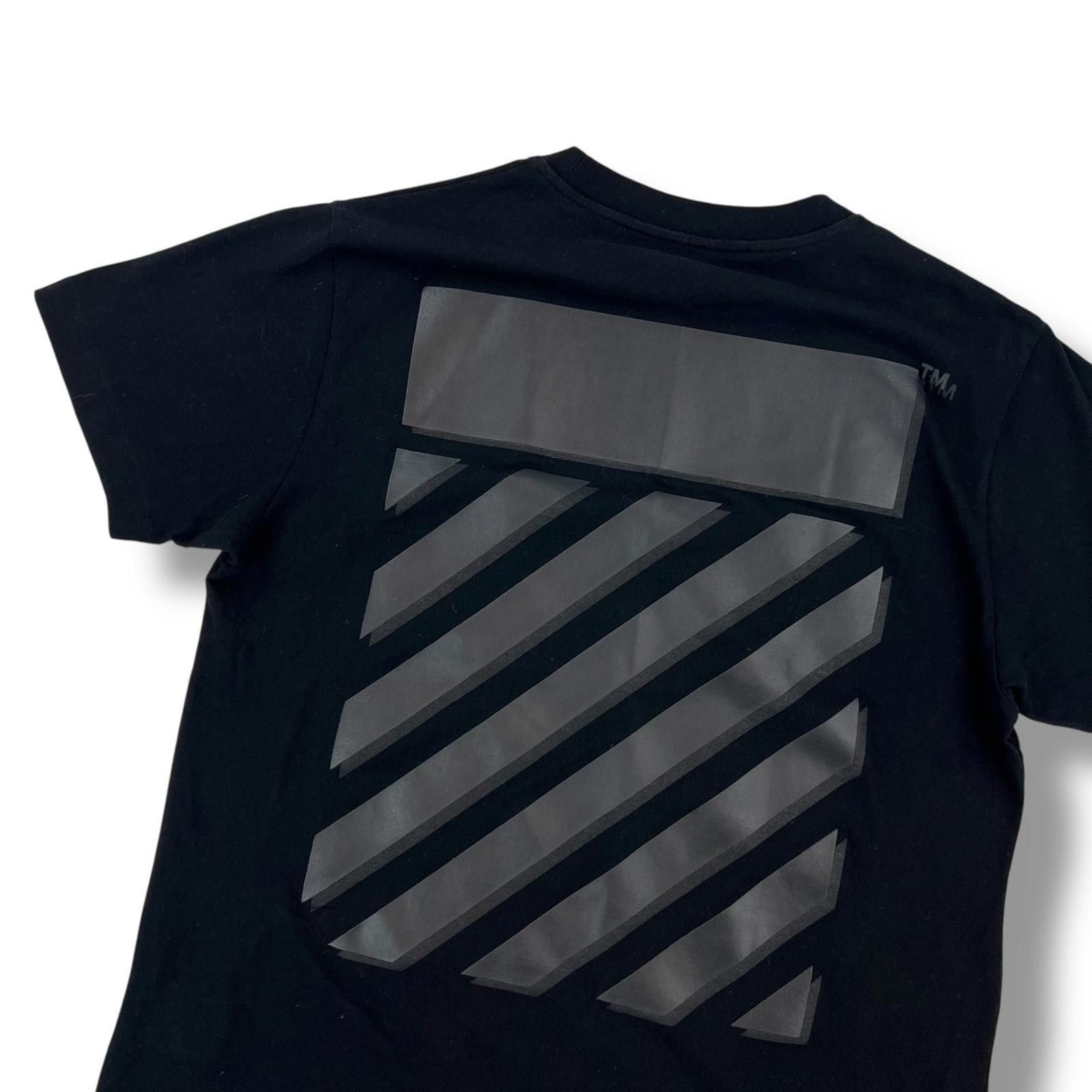 Off-White Off-White Rubber Diagonal T-Shirt Black Size US XXL / EU 58 / 5 - 1 Thumbnail