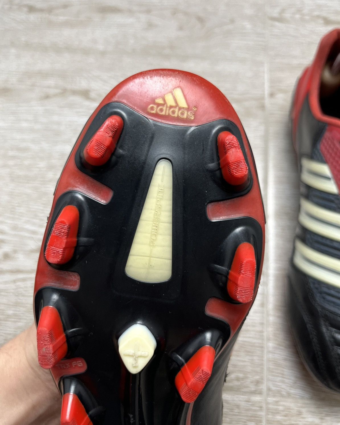 Adidas Adidas Predator Adipower FG Black Football Cleats Size US 8.5 / EU 41-42 - 11 Thumbnail