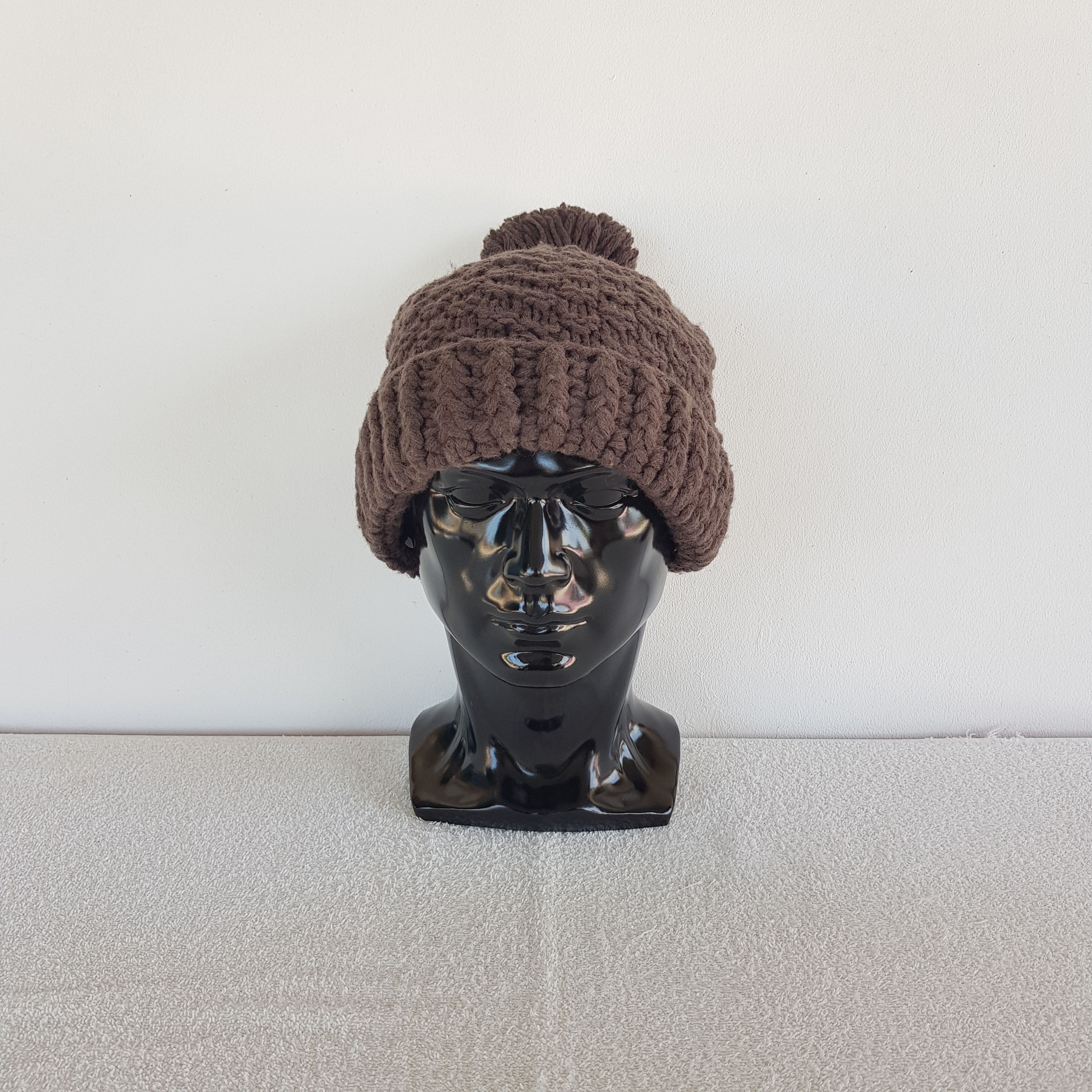 Homespun Knitwear Vintage Japanese Beanie Fair Isle Ribbed Knit Snow Caps Hats Size ONE SIZE - 2 Thumbnail