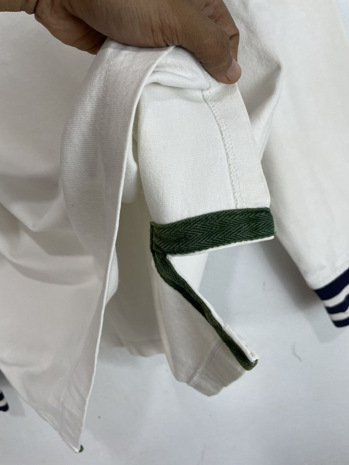 Polo Ralph Lauren × Ralph Lauren × Vintage Vintage Ralph Lauren LongSleeve Rugby Shirt Number Six Patch Size US L / EU 52-54 / 3 - 7 Thumbnail