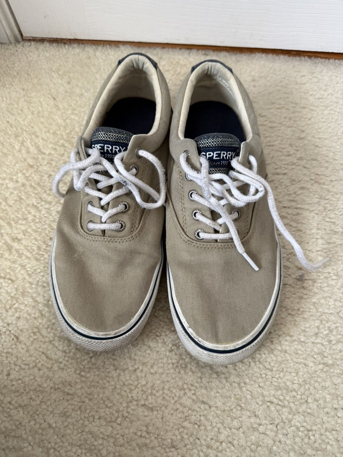 Sperry Sperry khaki canvas skateboarding shoes Size US 10 / EU 43 - 7 Thumbnail