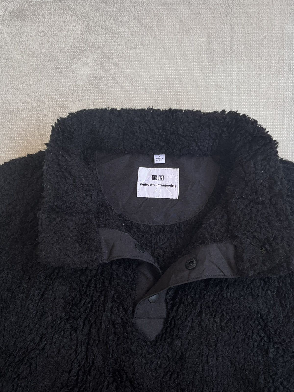 Japanese Brand × Uniqlo × White Mountaineering Uniqlo white mountaineering fleece button half Size US M / EU 48-50 / 2 - 5 Thumbnail