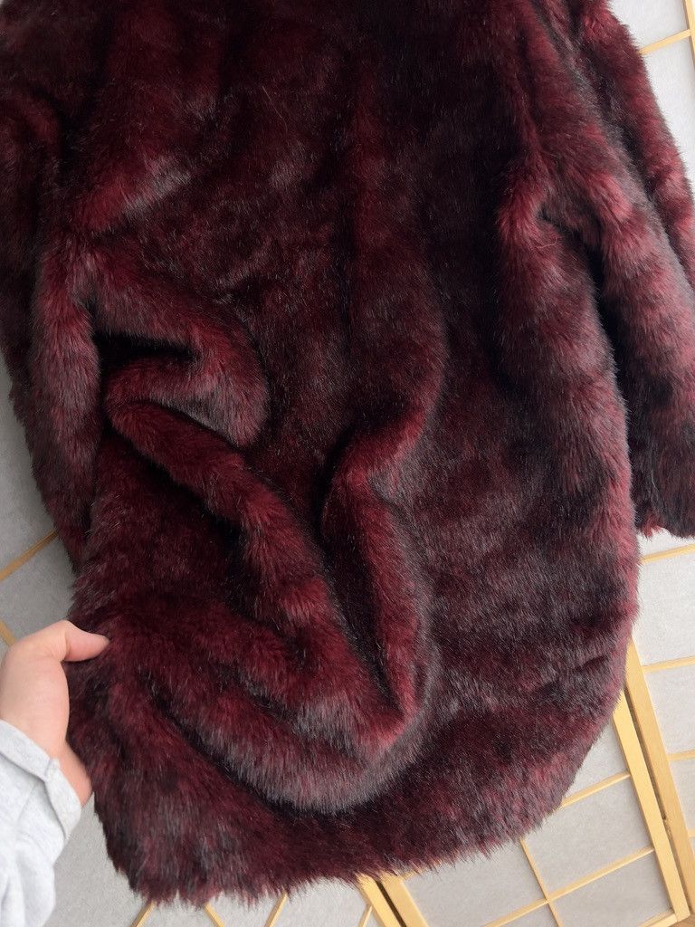 Hysteric Glamour Crazy 00s red faux fur jacket avant garde y2k japanese fuzzy Size L / US 10 / IT 46 - 7 Thumbnail