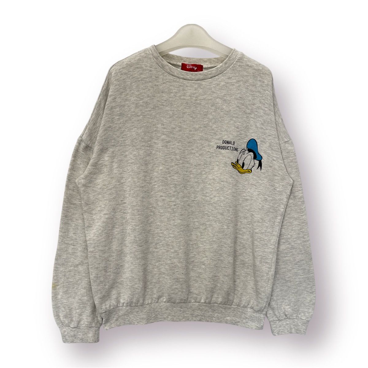 Anime × Disney × Vintage 🔥 Vintage Disney Donald Duck Roundneck Sweatshirt - LL Size US L / EU 52-54 / 3 - 1 Thumbnail
