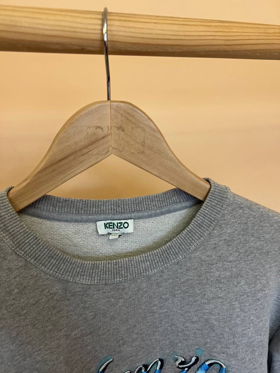 Kenzo KENZO Paris Sweatshirt Big Logo Embroidered Crewneck Y2K Size US M / EU 48-50 / 2 - 4 Thumbnail