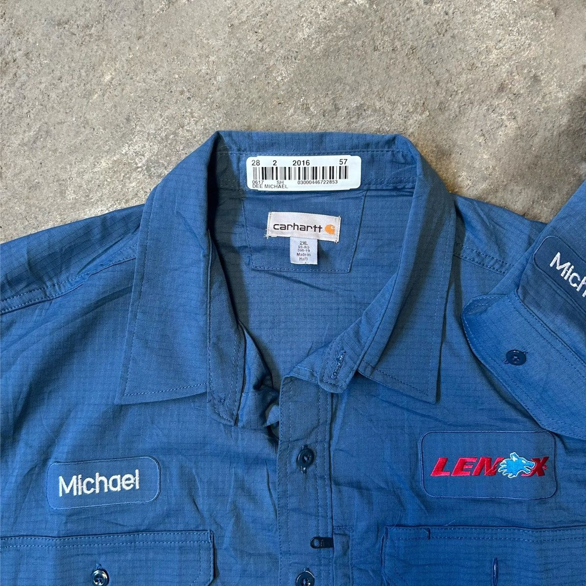 Carhartt × Carhartt Wip 2016 Carhartt LenoxTools Michael Work Shirt Size US XXL / EU 58 / 5 - 3 Thumbnail