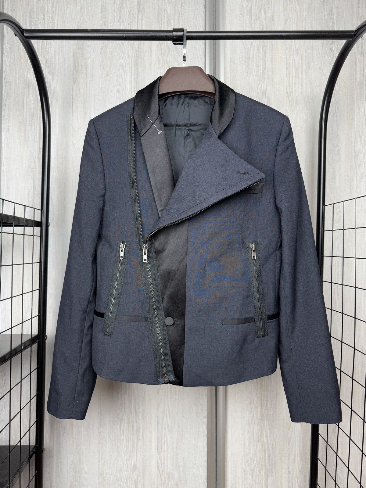 Maison Margiela Maison Margiela SS12 Panelled Lapel Hybrid Biker jacket Size US M / EU 48-50 / 2 - 1 Thumbnail