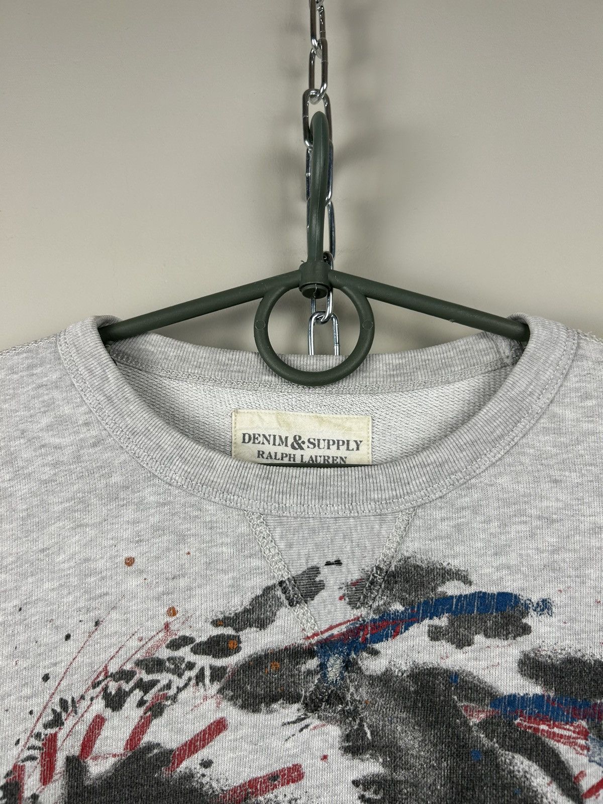 Polo Ralph Lauren Vintage Denim Supply Ralph Laurent Indian Logo Sweatshirt Size US L / EU 52-54 / 3 - 2 Thumbnail