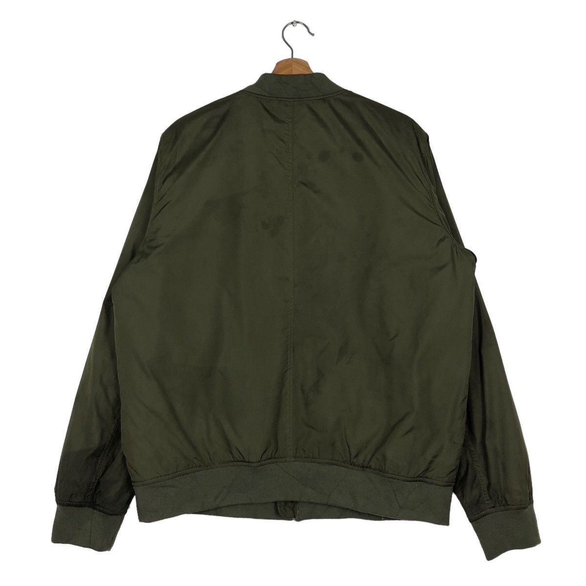 Japanese Brand 🔥Riot Riot Vintage Bomber Jacket Gap Military Colour Design Size US L / EU 52-54 / 3 - 8 Thumbnail