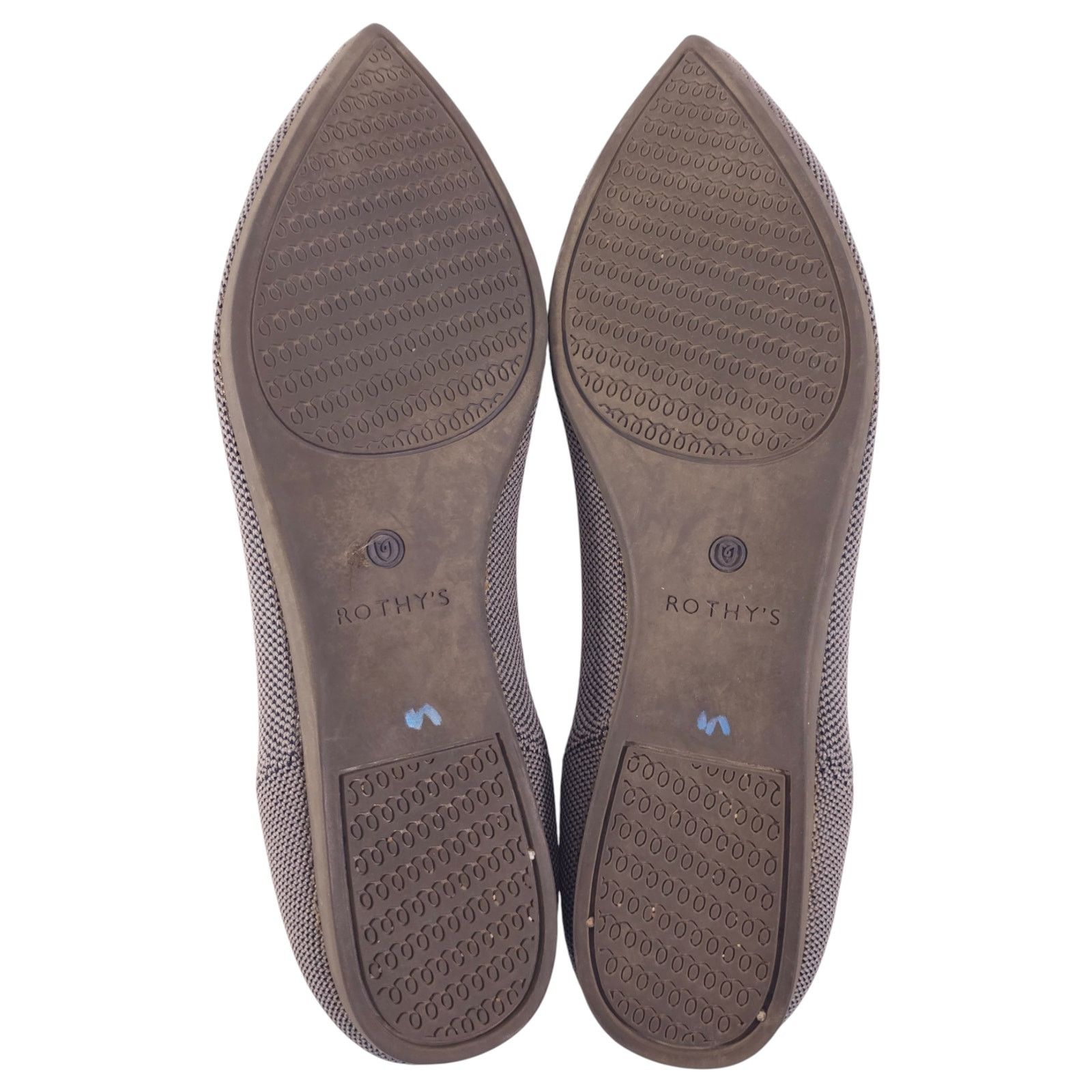 Other Rothy's The Point Pointed Toe Flats Cloud Grey Birdseye 9.5 Size US 9.5 / IT 39.5 - 7 Thumbnail