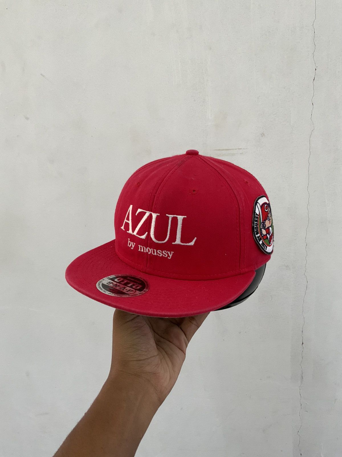 Japanese Brand AZUL by Moussy Otto Red Fade Hat Size ONE SIZE - 1 Thumbnail