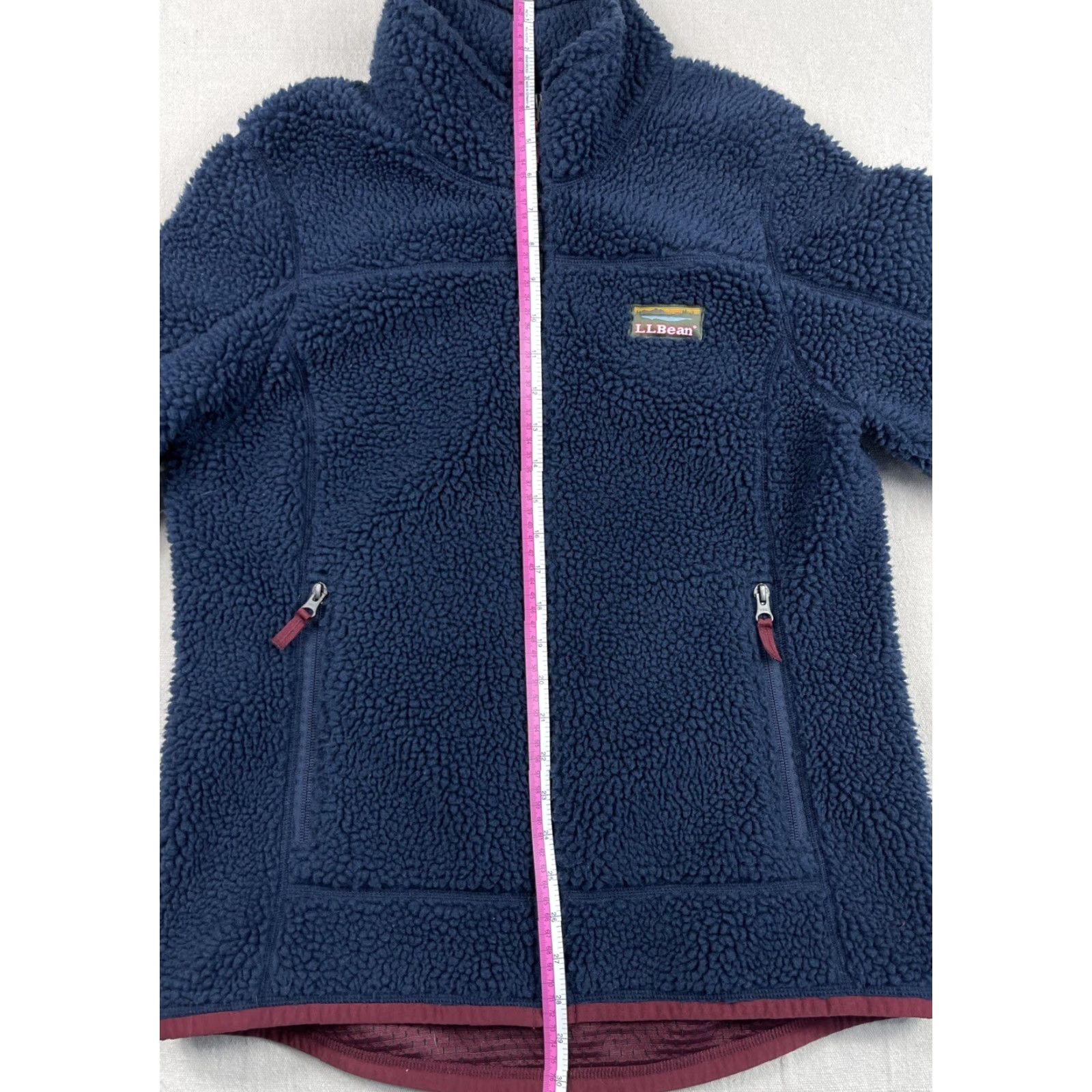 Vintage VINTAGE L.L. Bean Jacket Womens M Fleece Deep High Pile Full Zip Blue Thick Lined Ski Size M / US 6-8 / IT 42-44 - 7 Thumbnail