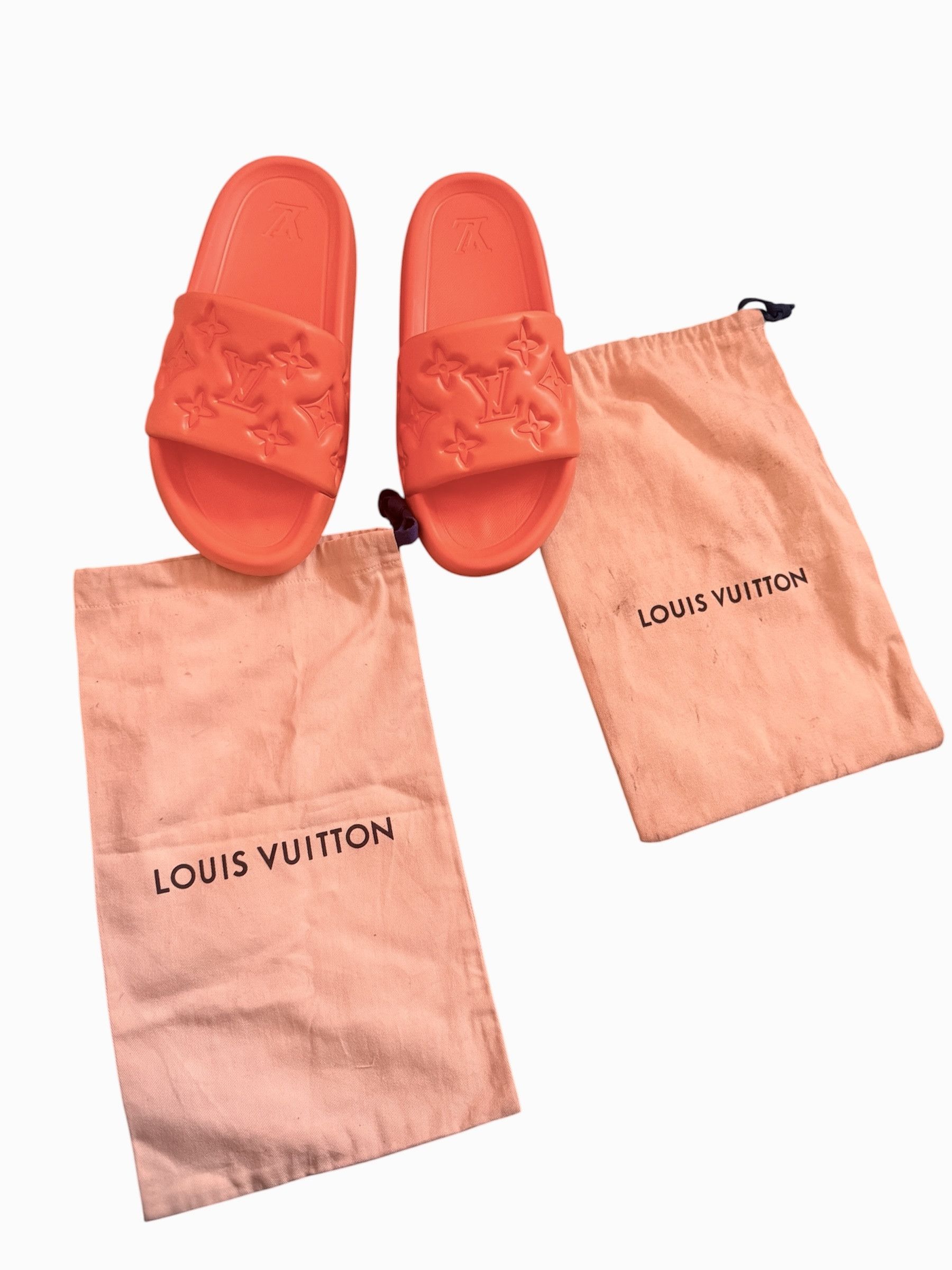 Louis Vuitton Louis vuitton waterfront puffer orange LV monogram sandal Size US 10.5 / EU 43-44 - 2 Thumbnail