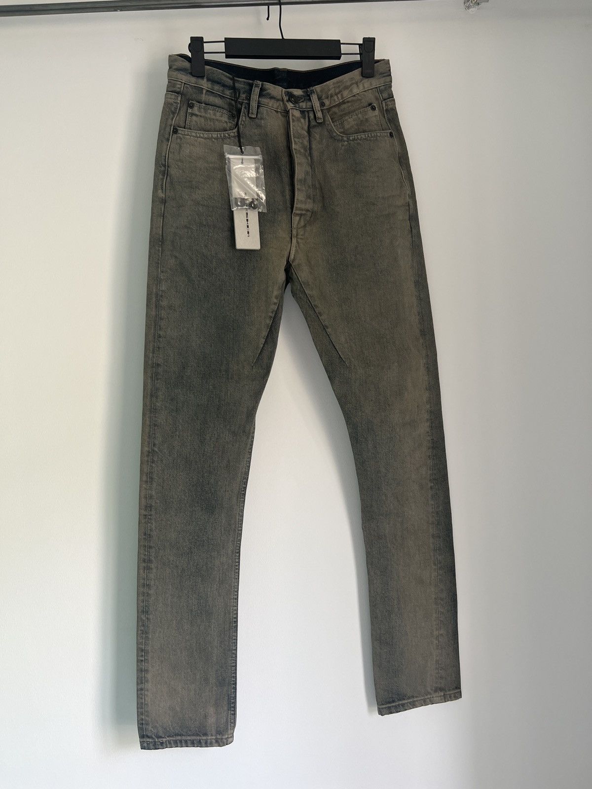 image of Rick Owens x Rick Owens Drkshdw Denim in Grey, Men's (Size 26)