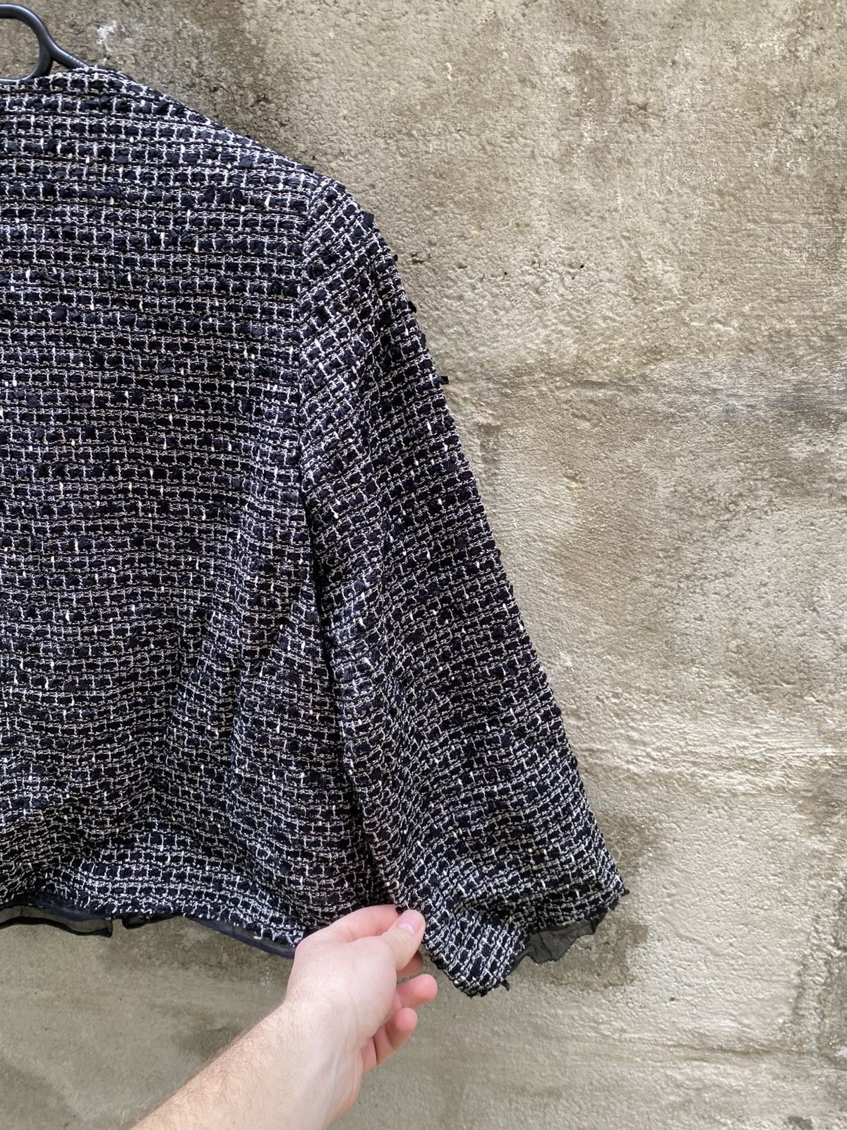 Max Mara Max Mara Studio braided gray Blazer Luxury style Size M / US 6-8 / IT 42-44 - 14 Thumbnail