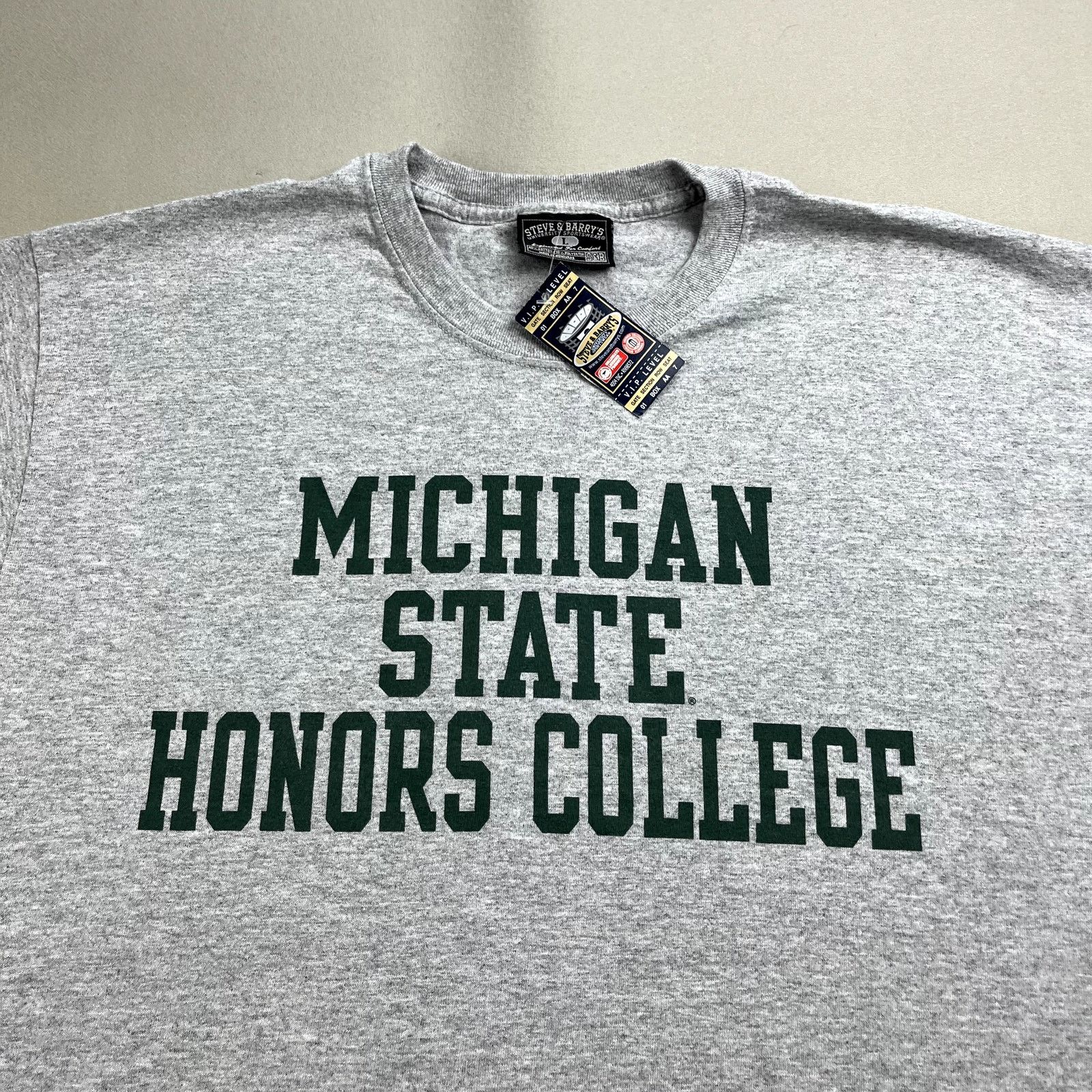 Vintage Vintage Michigan State University T-Shirt Large Gray Spartan Size US L / EU 52-54 / 3 - 2 Thumbnail
