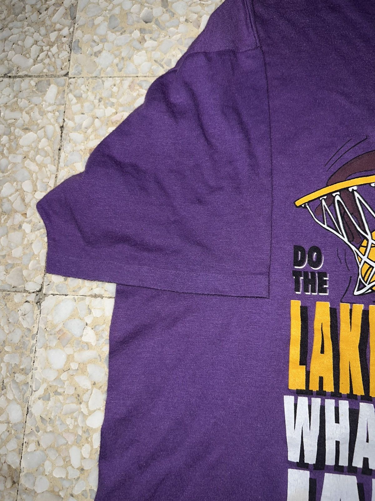 Other vintage 1993 Los Angeles Lakers DO THE LAKERS WHAMMA JAMA Size US XL / EU 56 / 4 - 5 Thumbnail